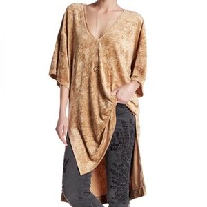 Free People Luxe Crushed Velour Tunic